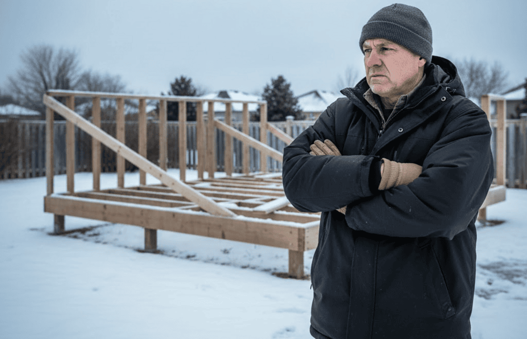 Can You Build A Deck In The Winter