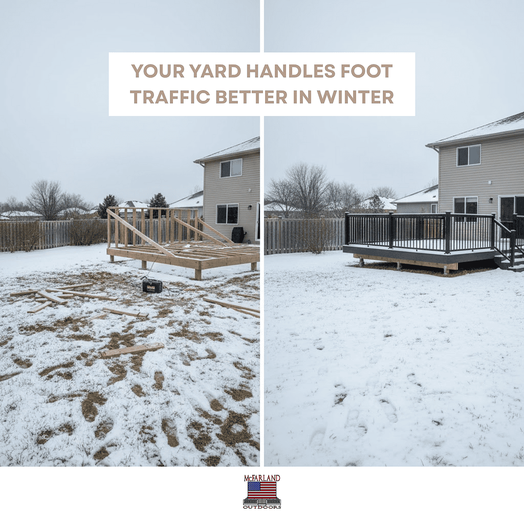 Your Yard Handles Foot Traffic Better in Winter