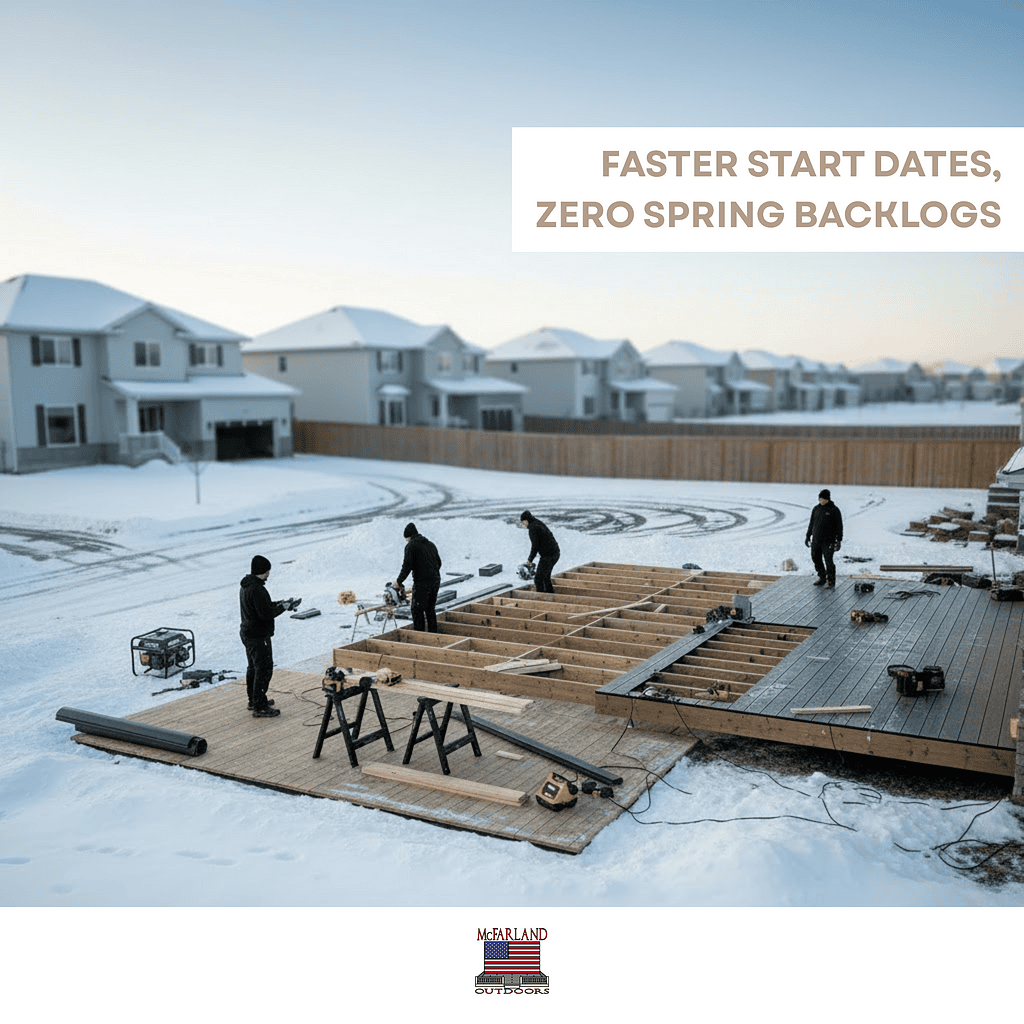 Faster Start Dates, Zero Spring Backlogs