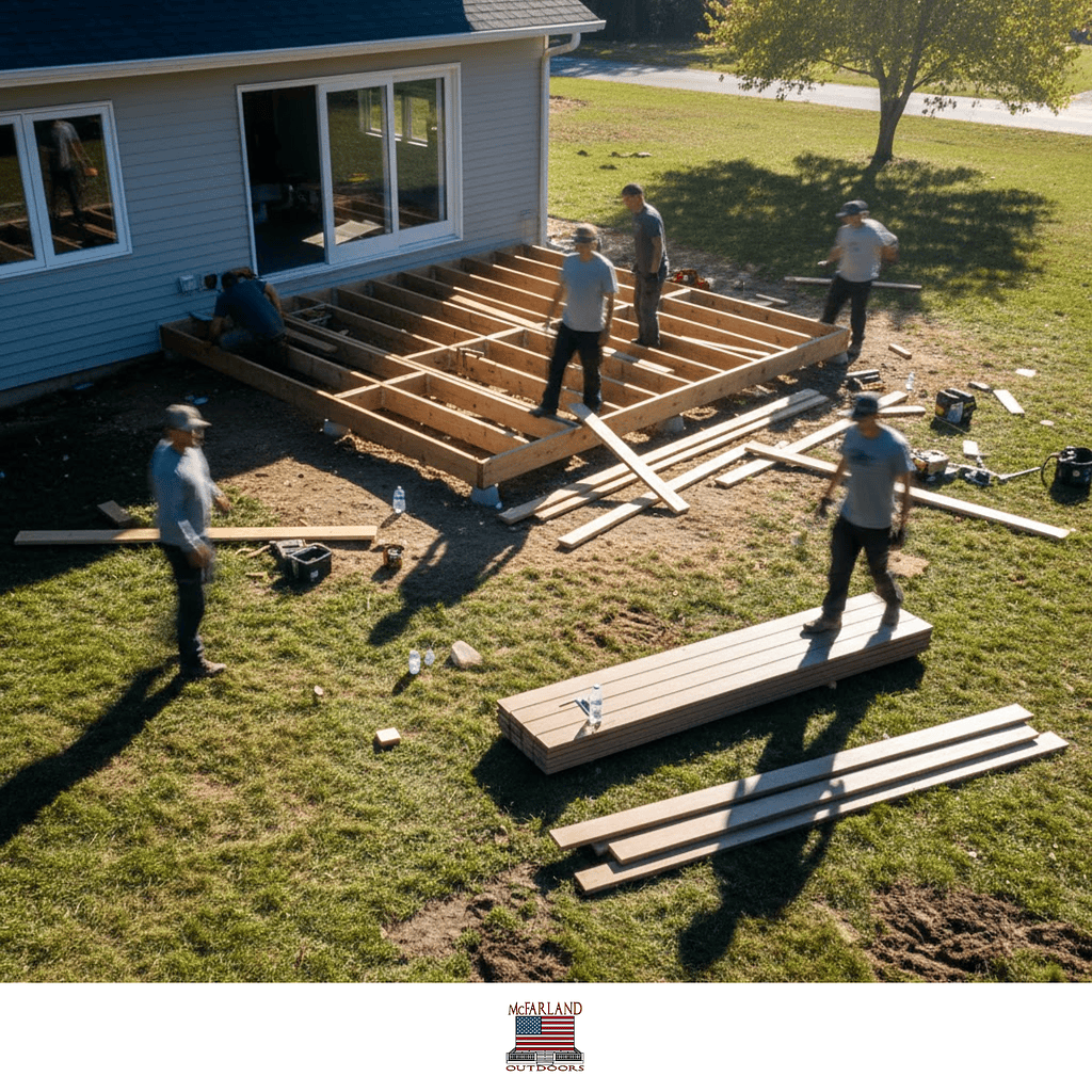 Best Time of Year to Build a Deck - Summer