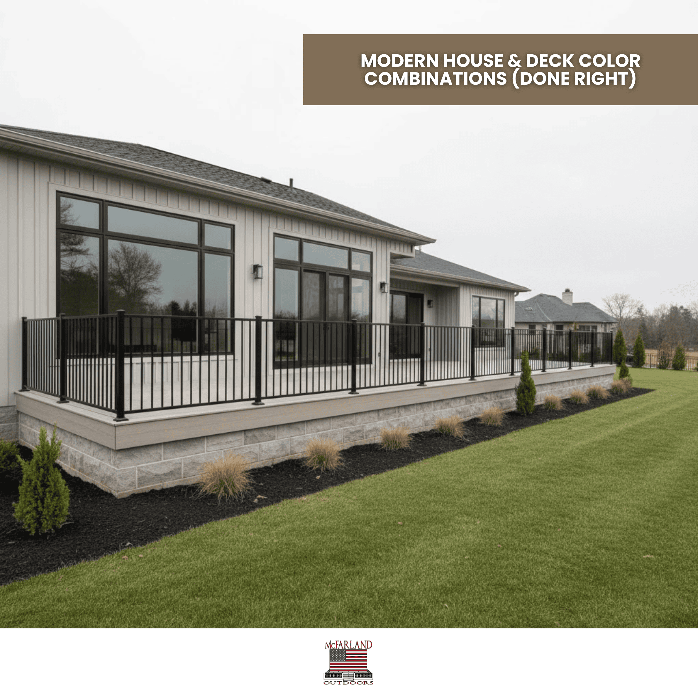 Modern House and Deck Color Combinations (Done Right)