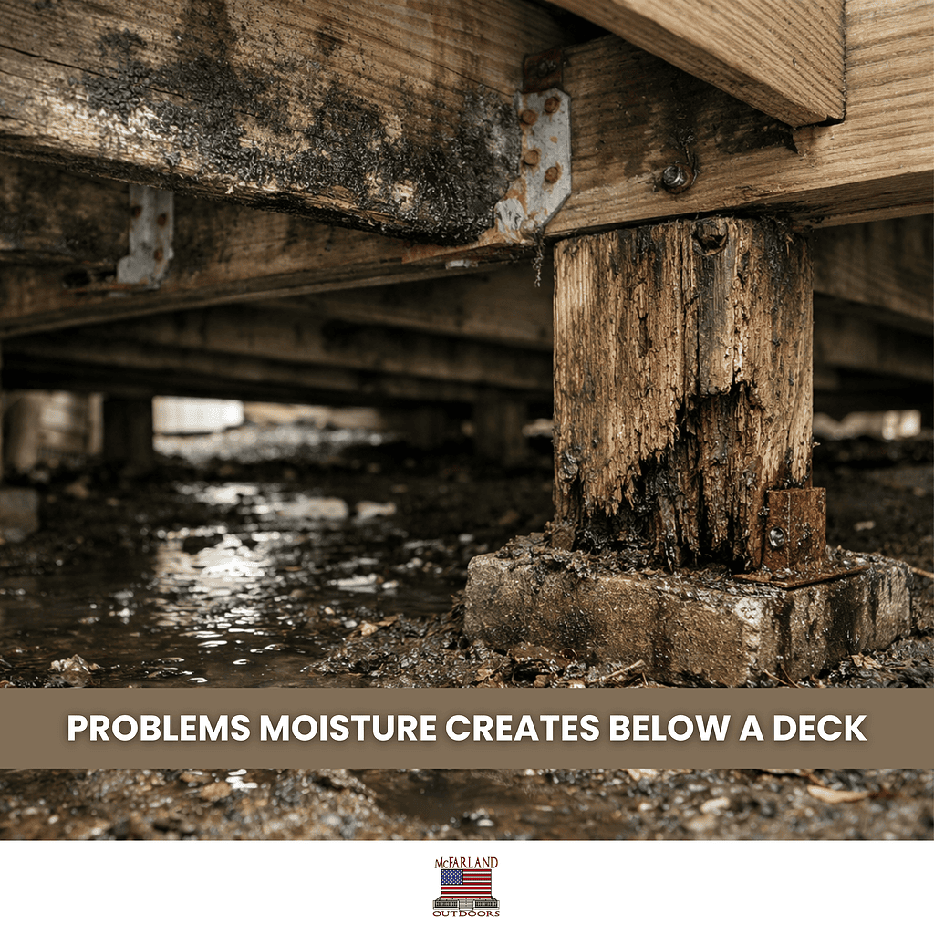 Problems Moisture Creates Below a Deck
