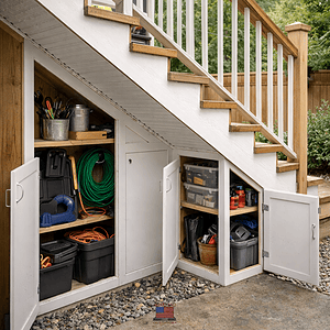 Under Deck Storage Ideas